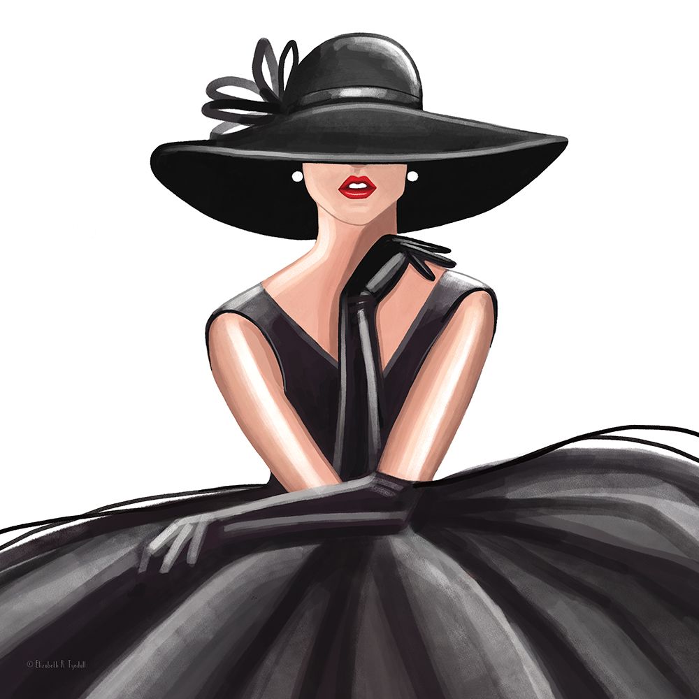 Fashion Lady II art print by Elizabeth Tyndall for $57.95 CAD