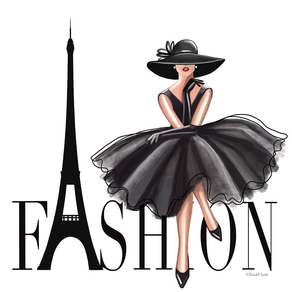 Fashion Lady IV art print by Elizabeth Tyndall for $57.95 CAD