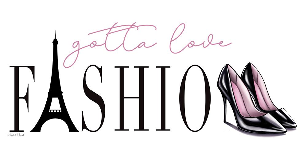 Gotta Love Fashion art print by Elizabeth Tyndall for $57.95 CAD