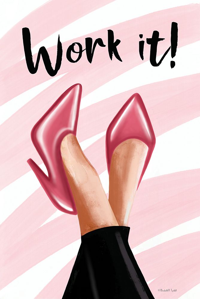 Work It art print by Elizabeth Tyndall for $57.95 CAD