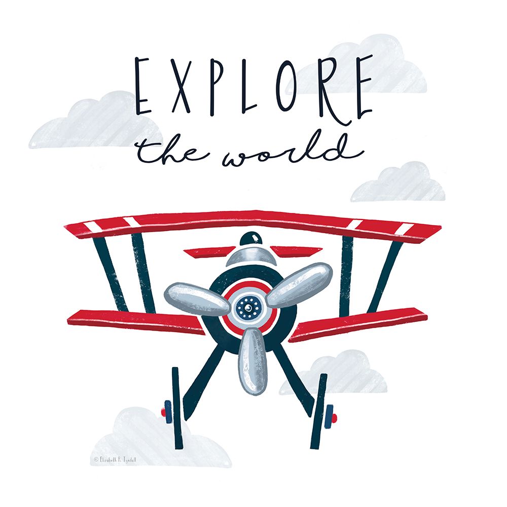 Explore the World art print by Elizabeth Tyndall for $57.95 CAD