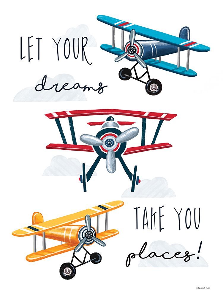 Let Your Dreams Take You Places art print by Elizabeth Tyndall for $57.95 CAD