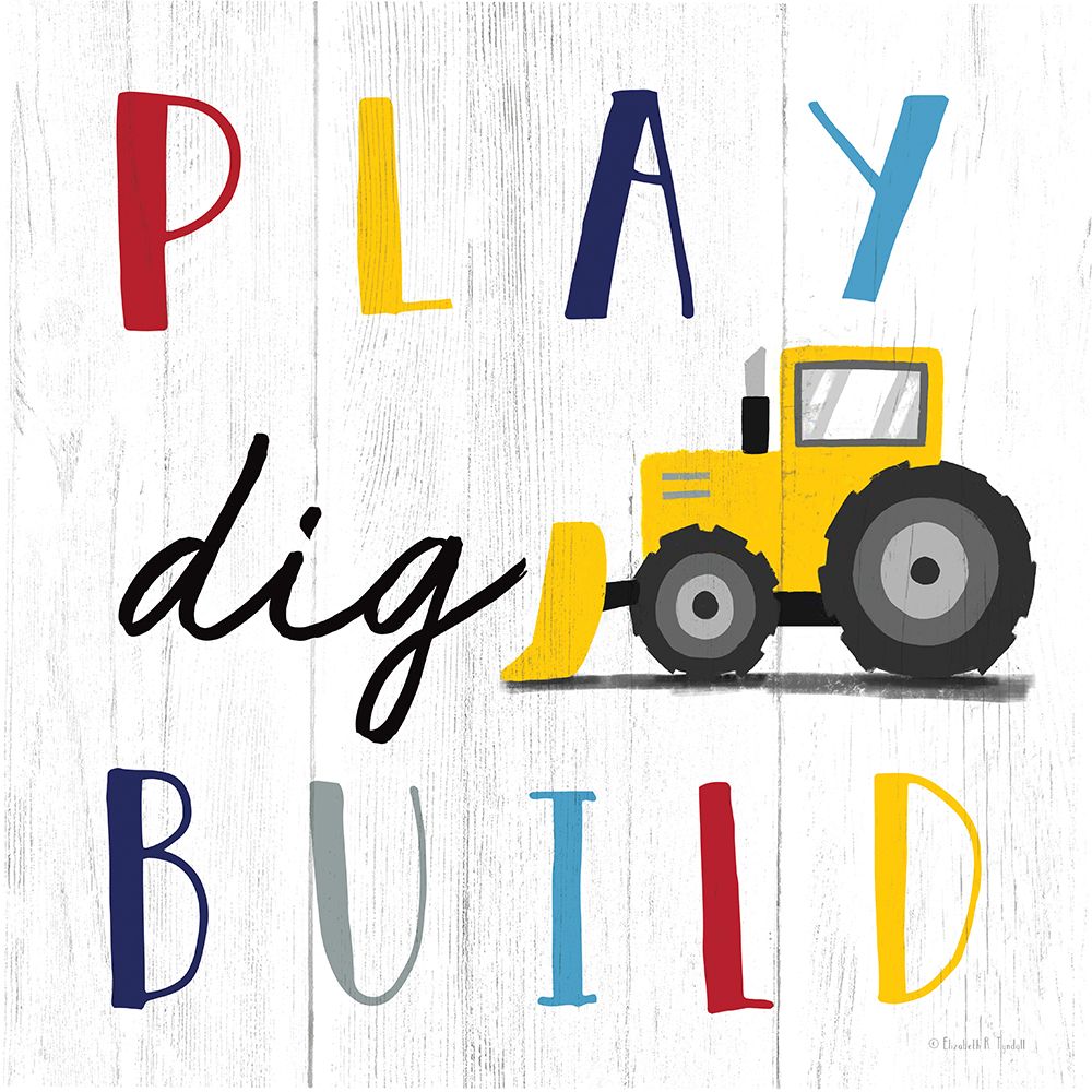Play, Dig, Build art print by Elizabeth Tyndall for $57.95 CAD