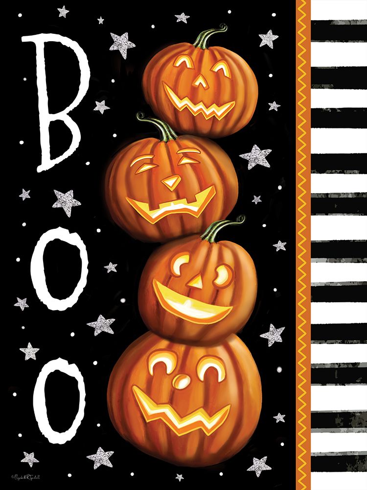 Boo Pumpkins art print by Elizabeth Tyndall for $57.95 CAD