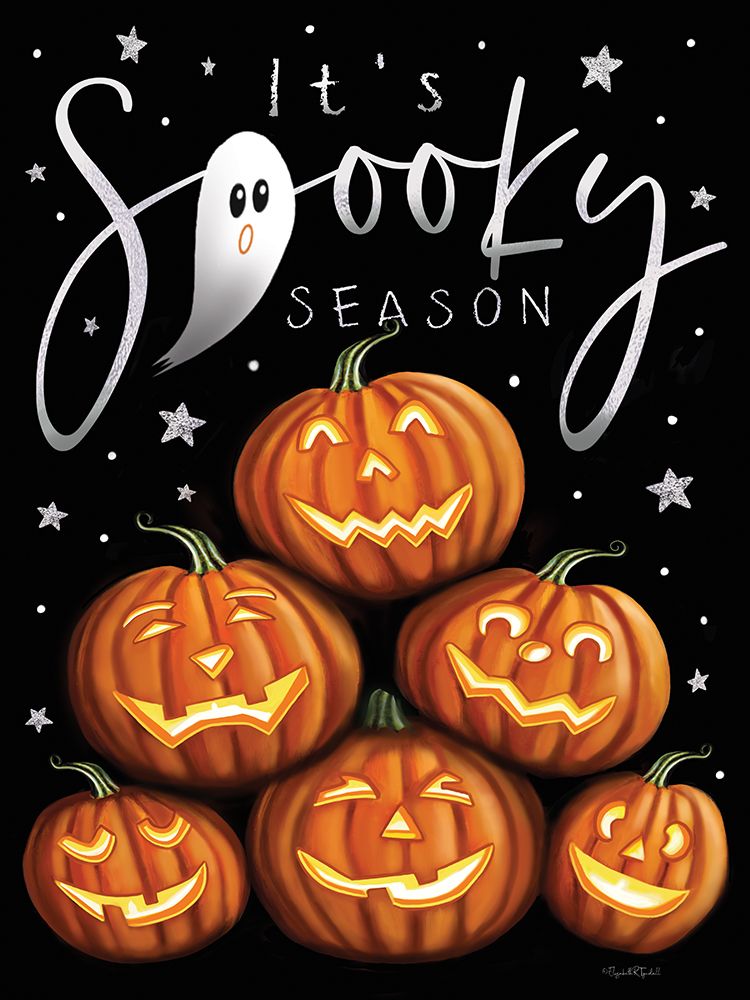Its Spooky Season Pumpkins art print by Elizabeth Tyndall for $57.95 CAD
