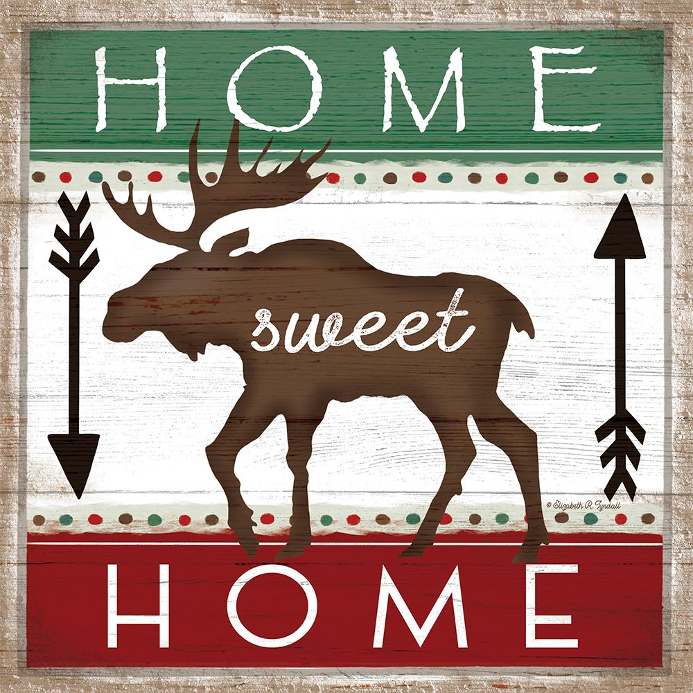 Home Sweet Home Lodge art print by Elizabeth Tyndall for $57.95 CAD