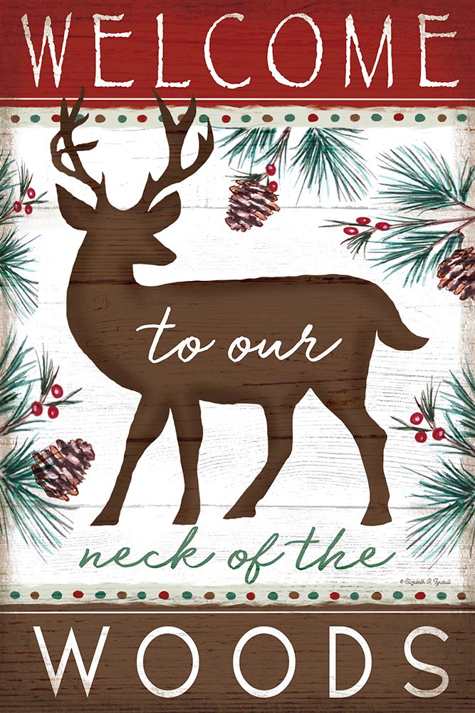 Welcome to Our Neck of the Woods art print by Elizabeth Tyndall for $57.95 CAD