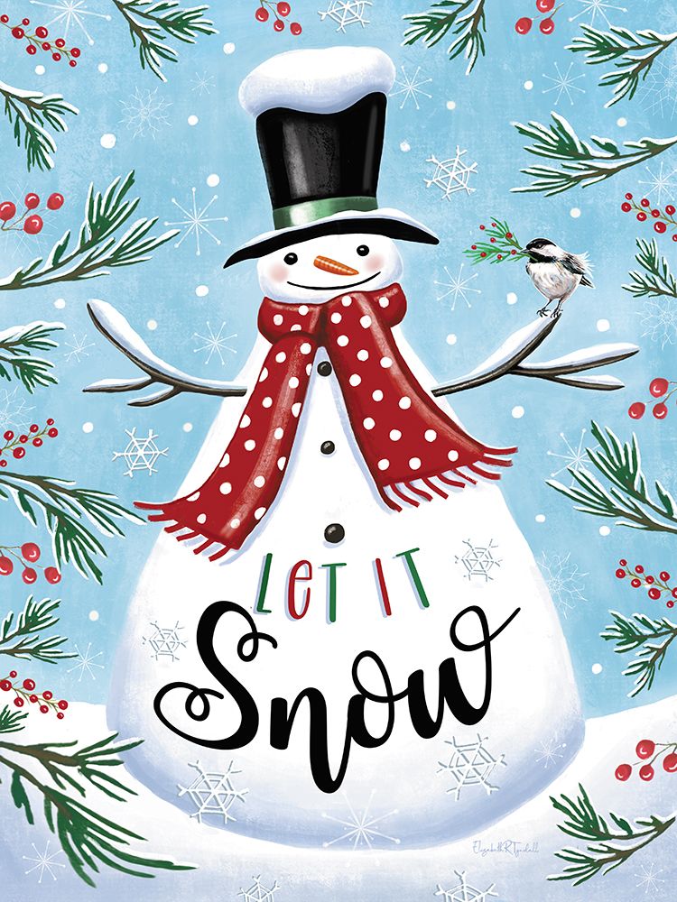 Let It Snow art print by Elizabeth Tyndall for $57.95 CAD