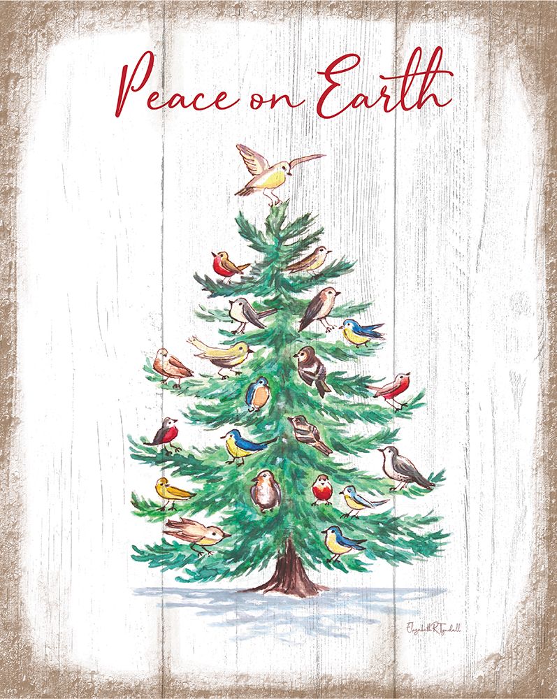 Peace on Earth Birds art print by Elizabeth Tyndall for $57.95 CAD