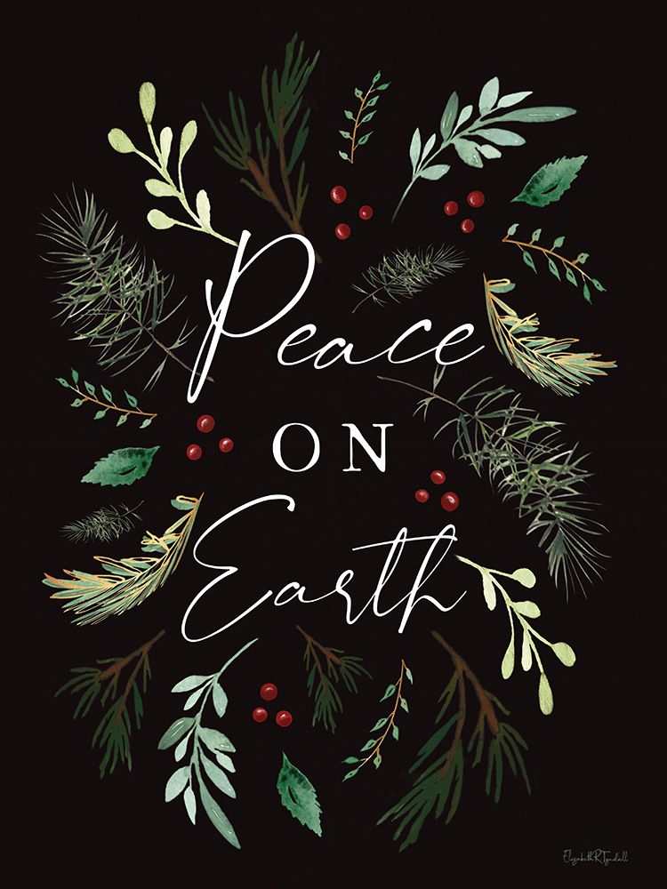 Peace on Earth art print by Elizabeth Tyndall for $57.95 CAD