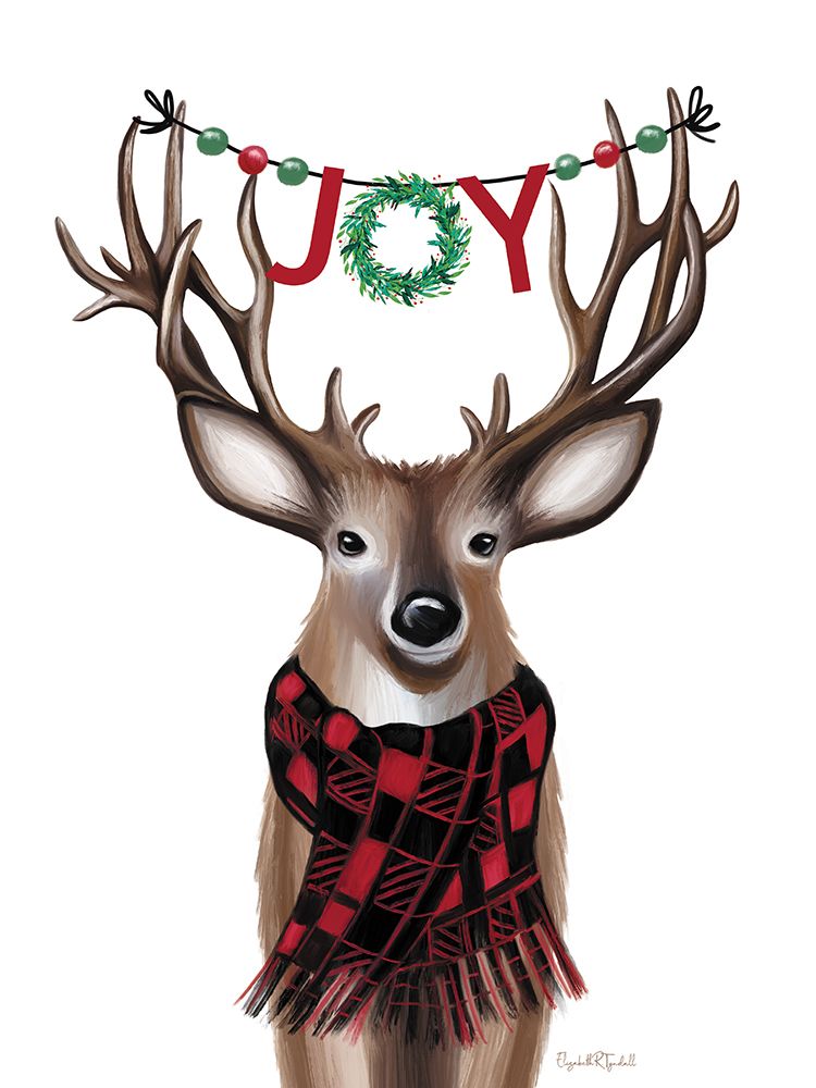 Joy Deer art print by Elizabeth Tyndall for $57.95 CAD