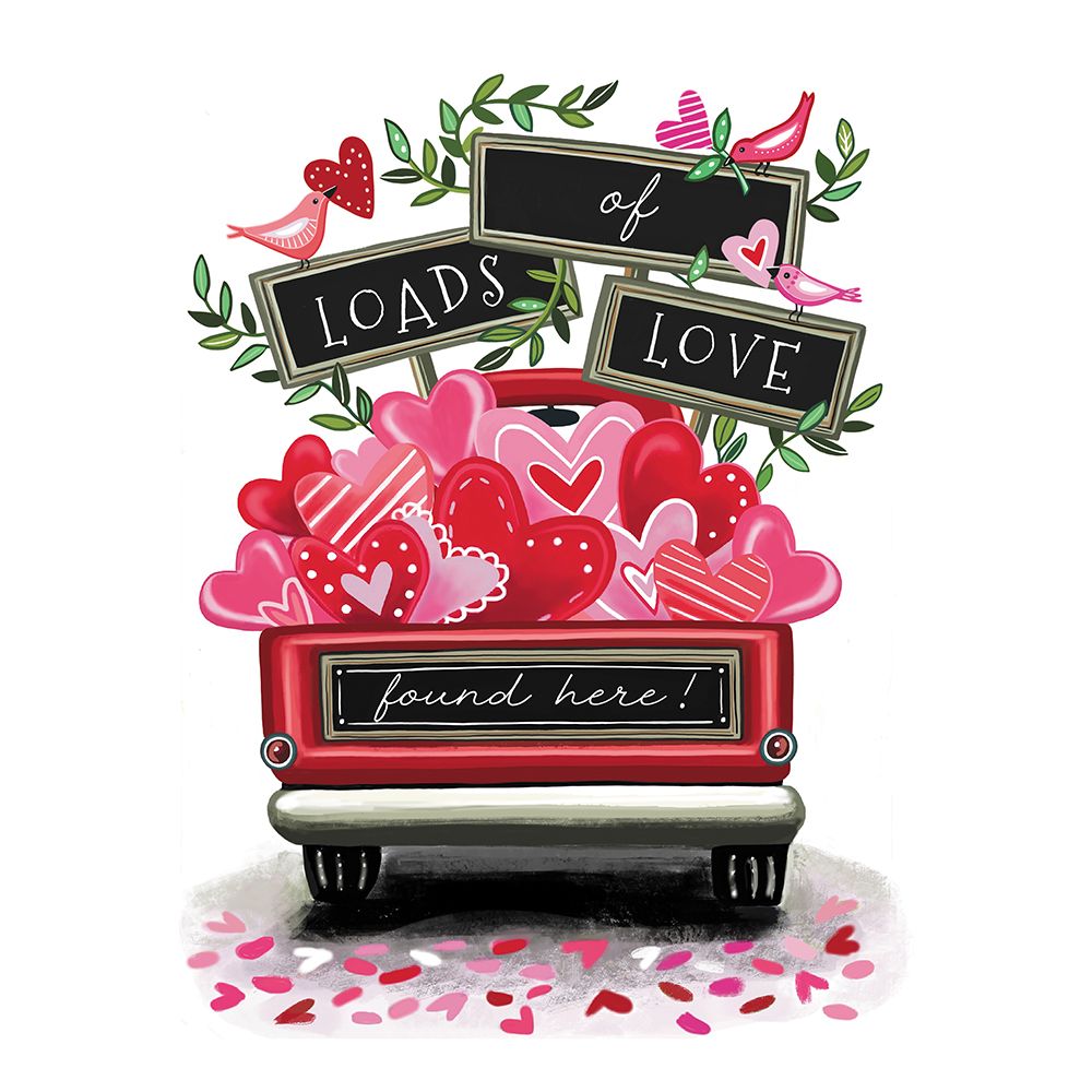 Loads of Love Truck art print by Elizabeth Tyndall for $57.95 CAD