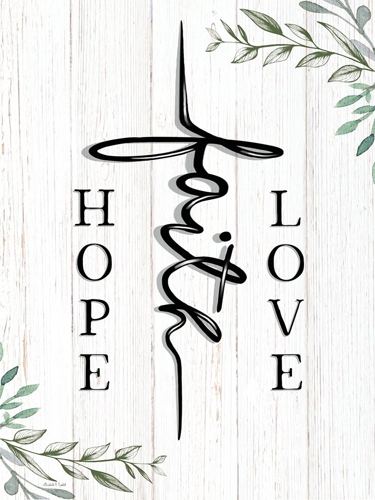 Faith, Hope and Love art print by Elizabeth Tyndall for $57.95 CAD