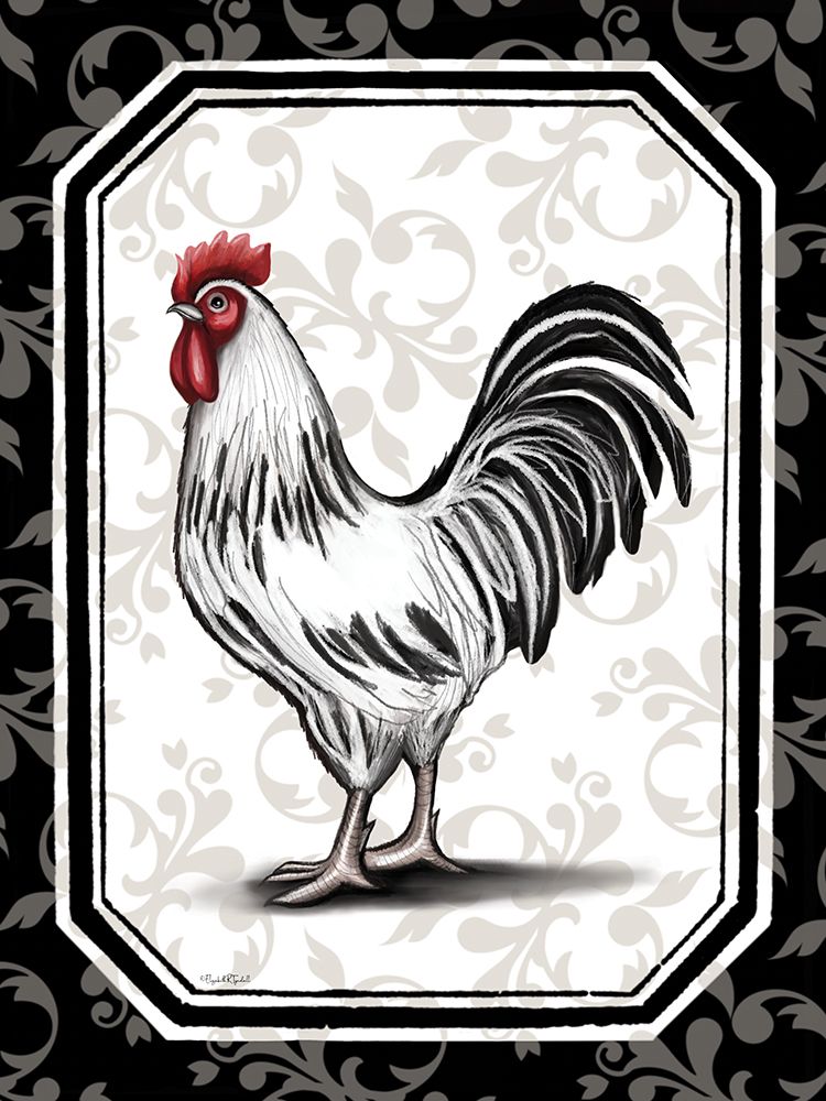 Rooster II art print by Elizabeth Tyndall for $57.95 CAD