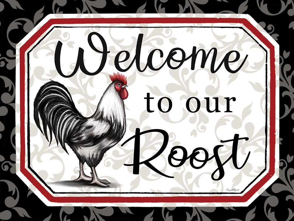 Welcome to Our Roost art print by Elizabeth Tyndall for $57.95 CAD