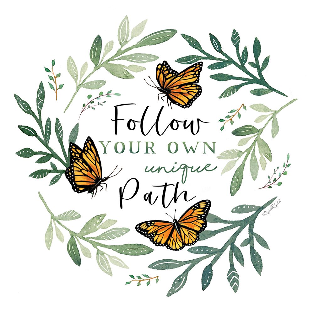 Follow Your Own Unique Path art print by Elizabeth Tyndall for $57.95 CAD