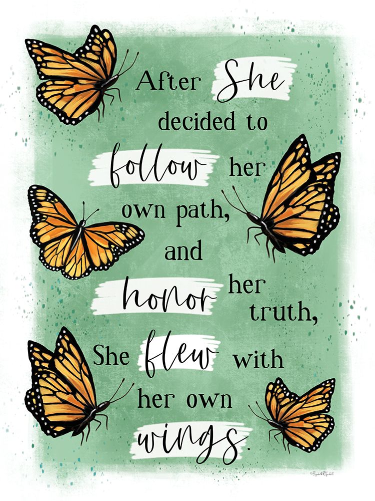 Her Own Wings art print by Elizabeth Tyndall for $57.95 CAD
