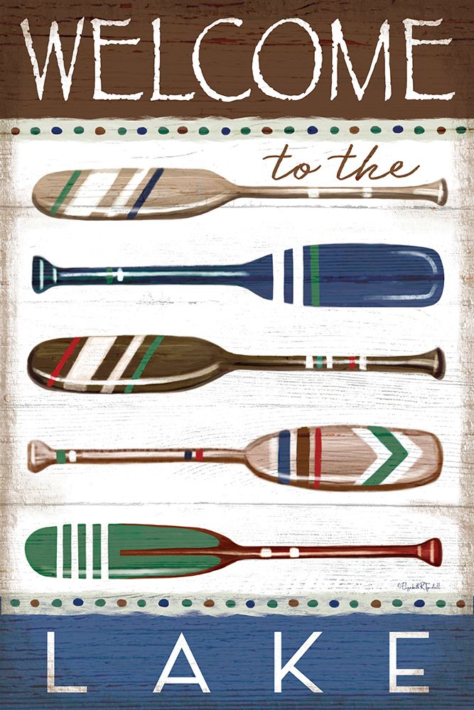 Welcome to the Lake art print by Elizabeth Tyndall for $57.95 CAD