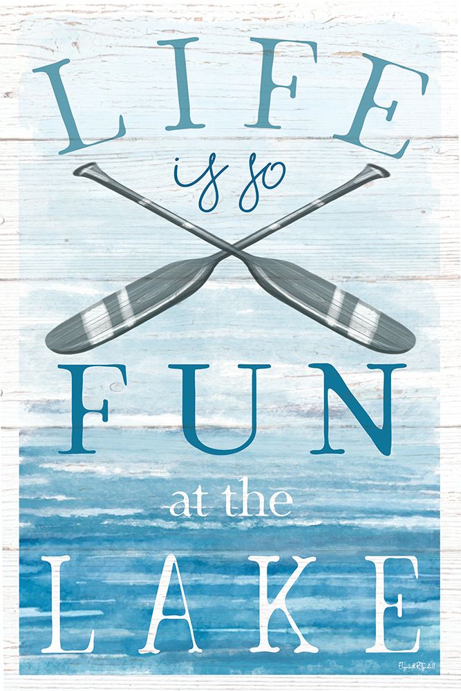 Life is so Fun at the Lake art print by Elizabeth Tyndall for $57.95 CAD
