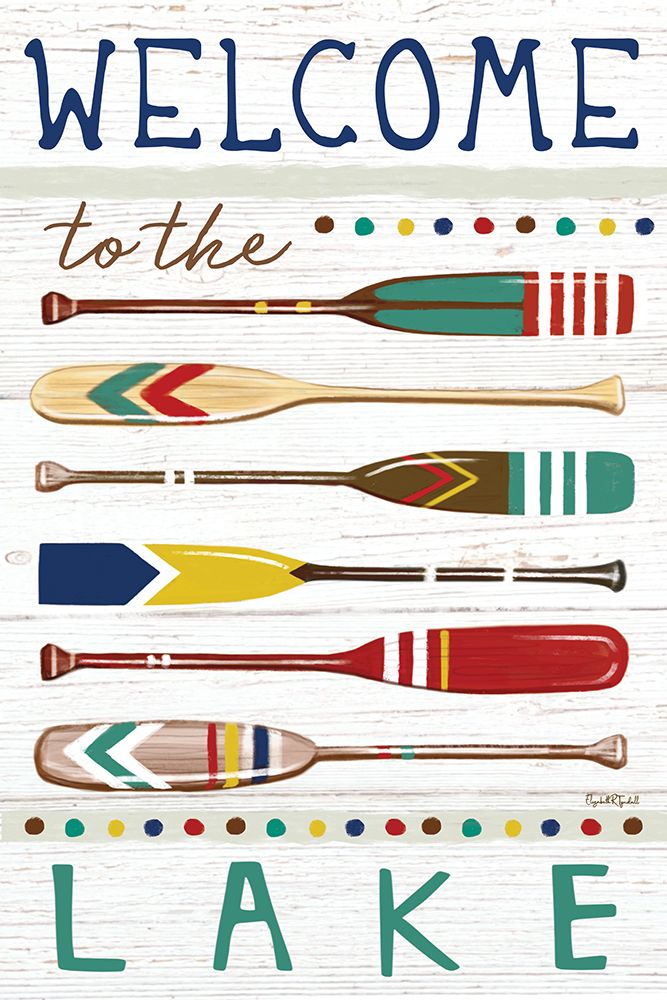 Welcome to the Lake art print by Elizabeth Tyndall for $57.95 CAD
