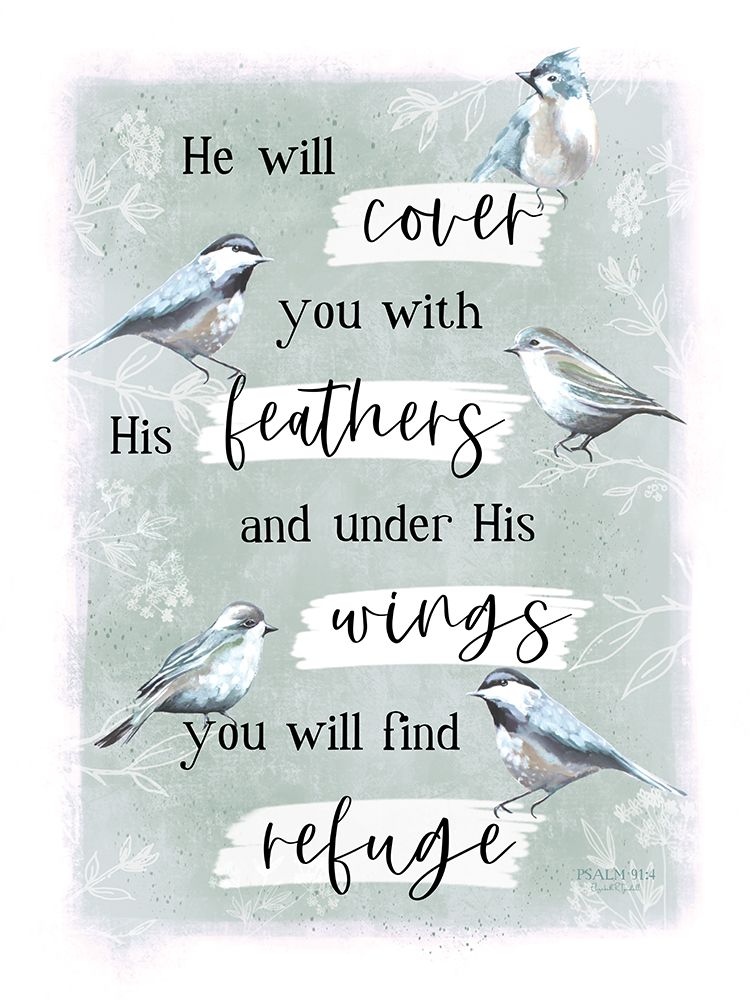 He Will Cover You art print by Elizabeth Tyndall for $57.95 CAD