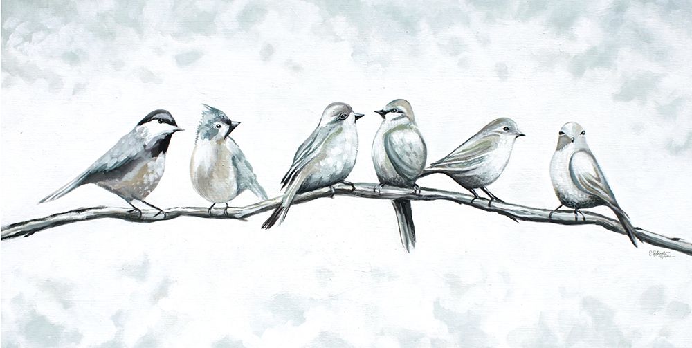 Feathered Friends    EXC art print by Elizabeth Tyndall for $57.95 CAD