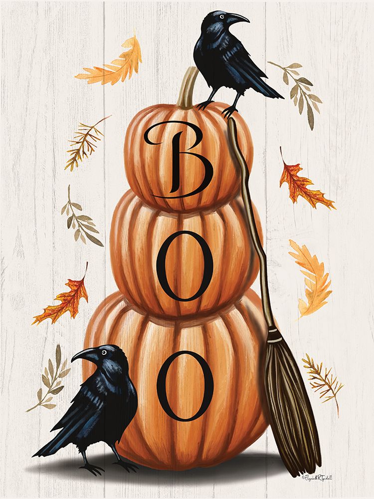 Stacked Pumpkins art print by Elizabeth Tyndall for $57.95 CAD