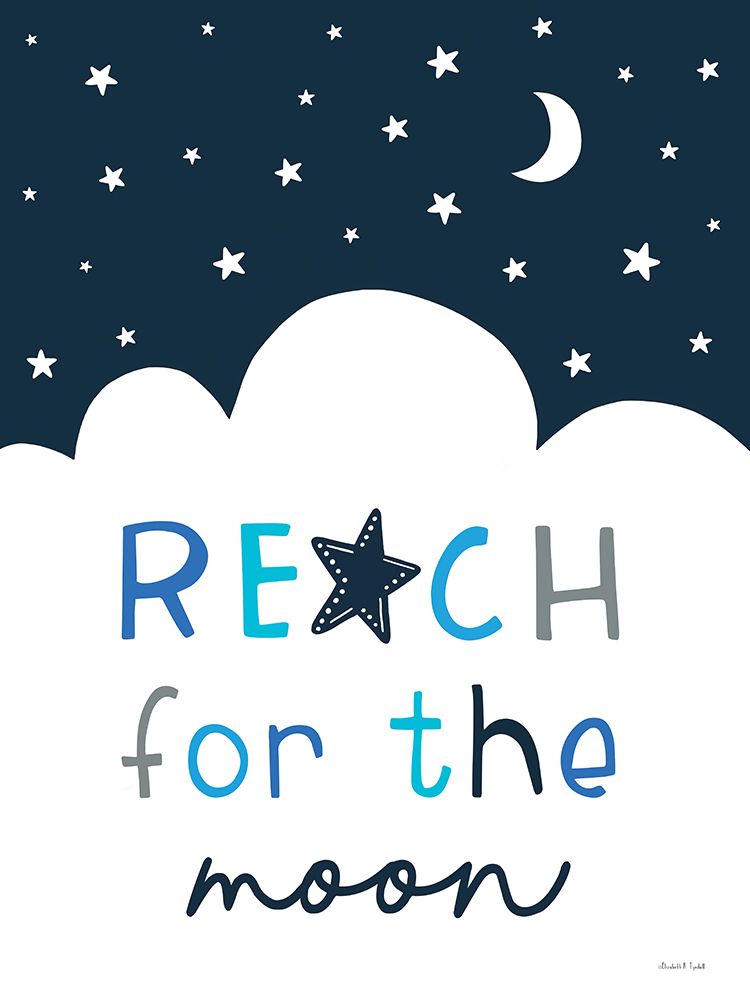 Reach for the Moon art print by Elizabeth Tyndall for $57.95 CAD