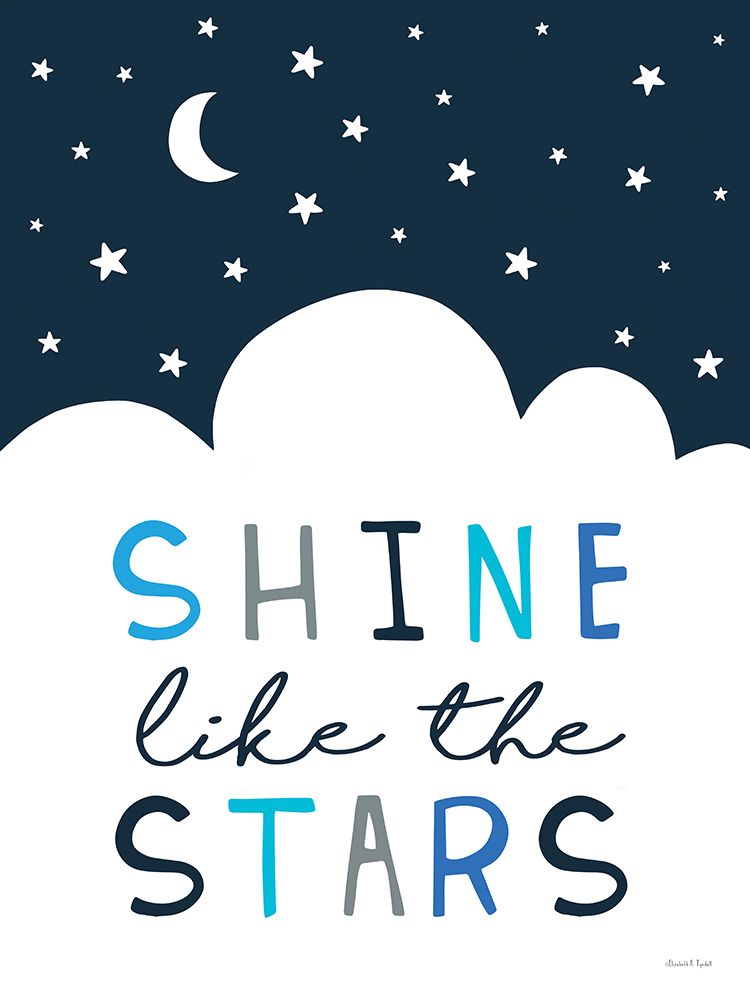 Shine Like the Stars art print by Elizabeth Tyndall for $57.95 CAD