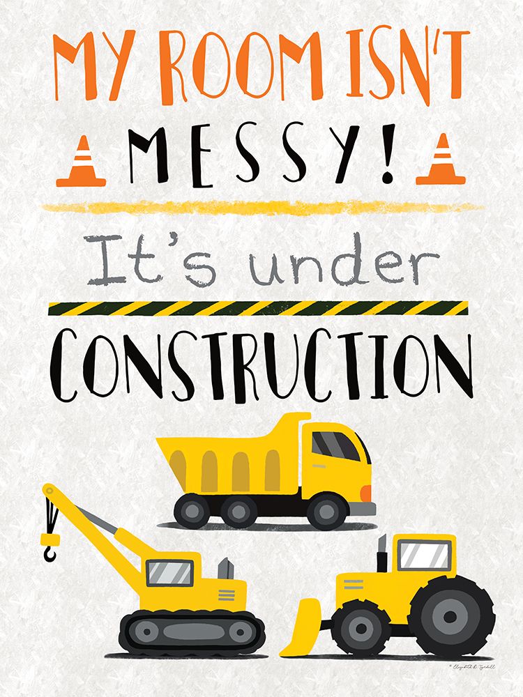 My Room is Under Construction art print by Elizabeth Tyndall for $57.95 CAD