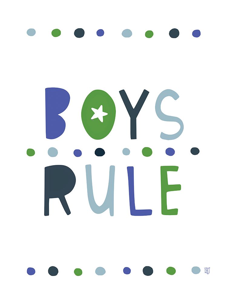 Boys Rule art print by Elizabeth Tyndall for $57.95 CAD
