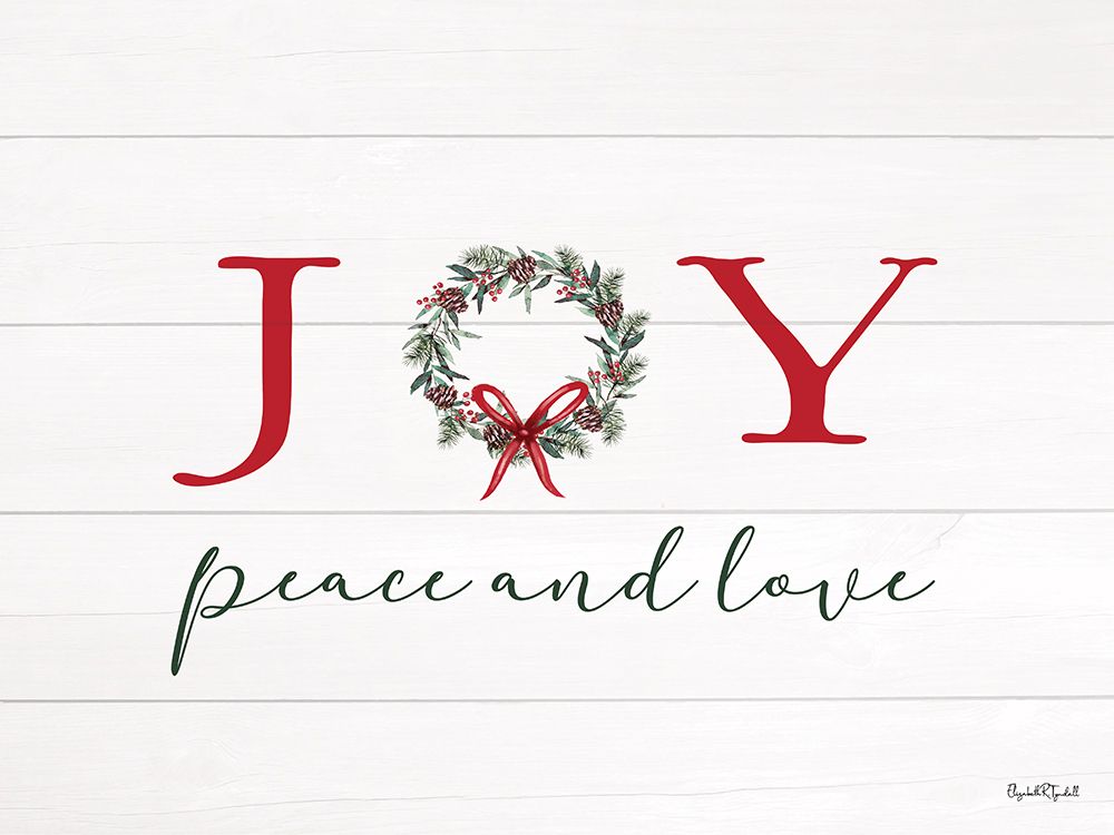 Joy, Peace and Love art print by Elizabeth Tyndall for $57.95 CAD