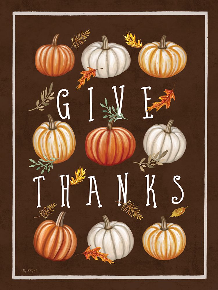 Give Thanks art print by Elizabeth Tyndall for $57.95 CAD