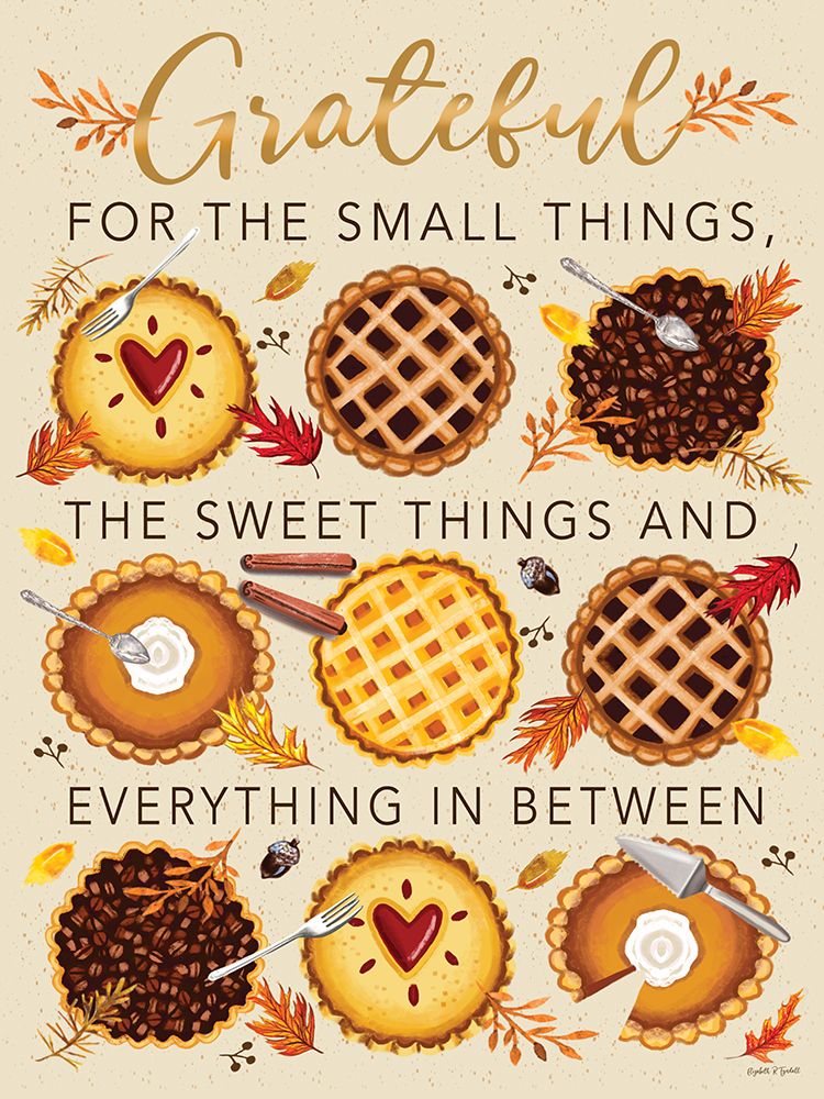 Grateful for the Small Things art print by Elizabeth Tyndall for $57.95 CAD