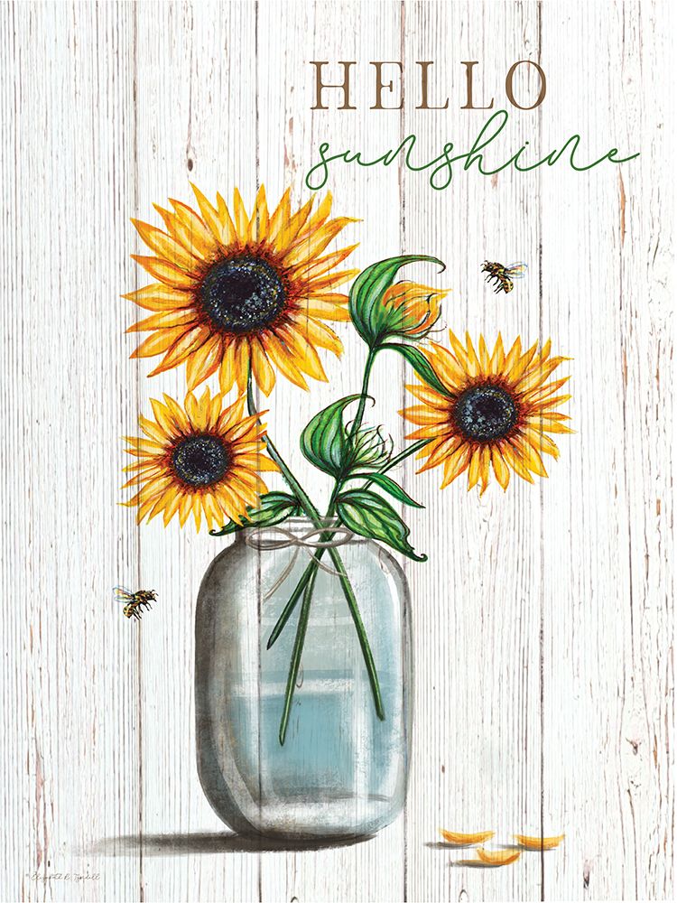 Hello Sunshine Sunflowers art print by Elizabeth Tyndall for $57.95 CAD