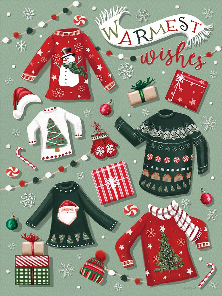 Warmest Wishes Sweaters art print by Elizabeth Tyndall for $57.95 CAD