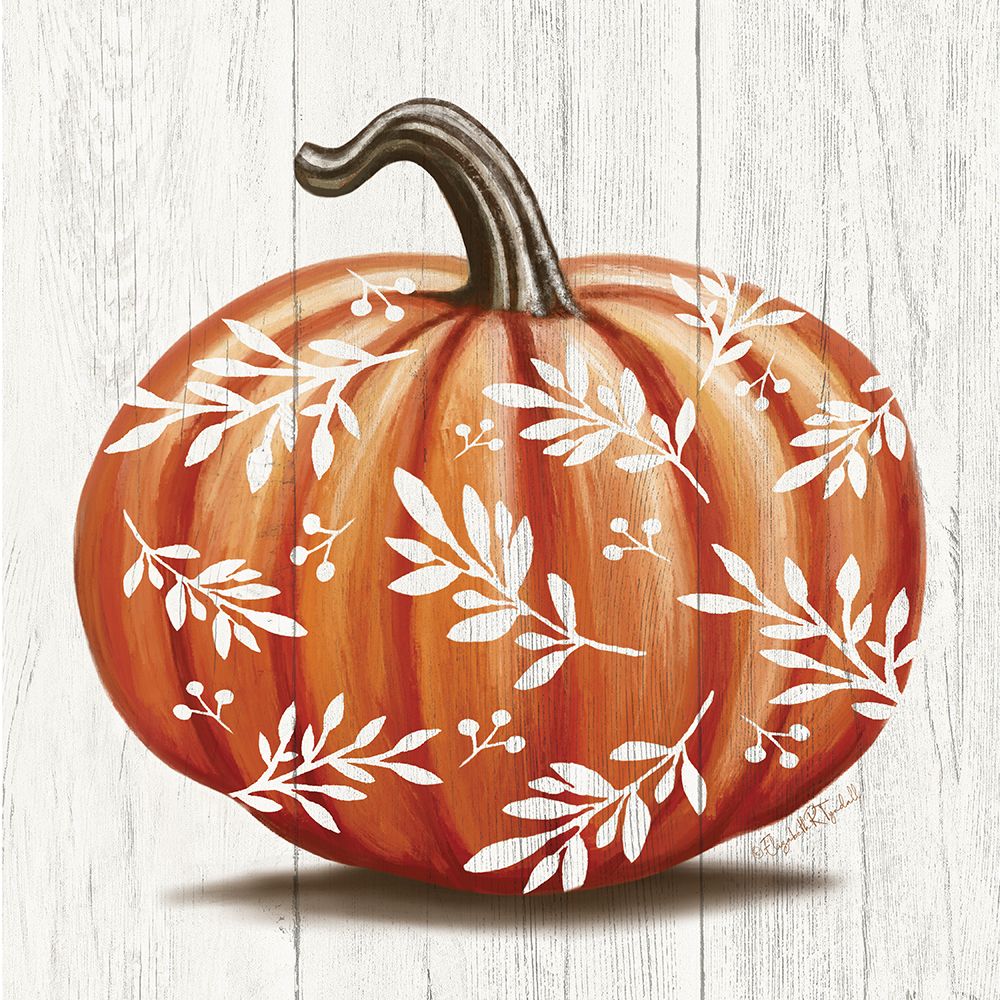 Fall Pumpkin art print by Elizabeth Tyndall for $57.95 CAD
