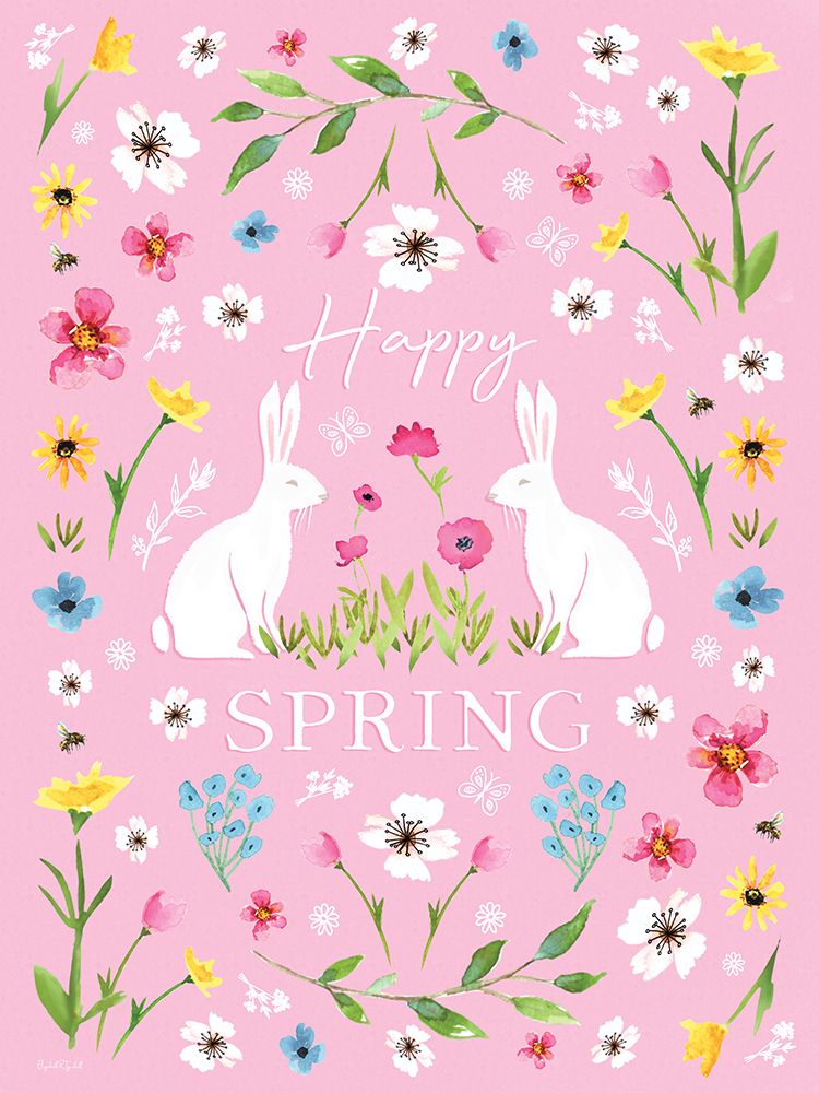 Happy Spring art print by Elizabeth Tyndall for $57.95 CAD