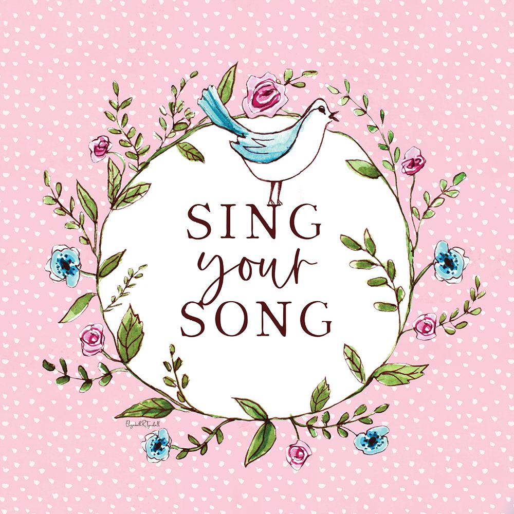 Sing Your Song art print by Elizabeth Tyndall for $57.95 CAD