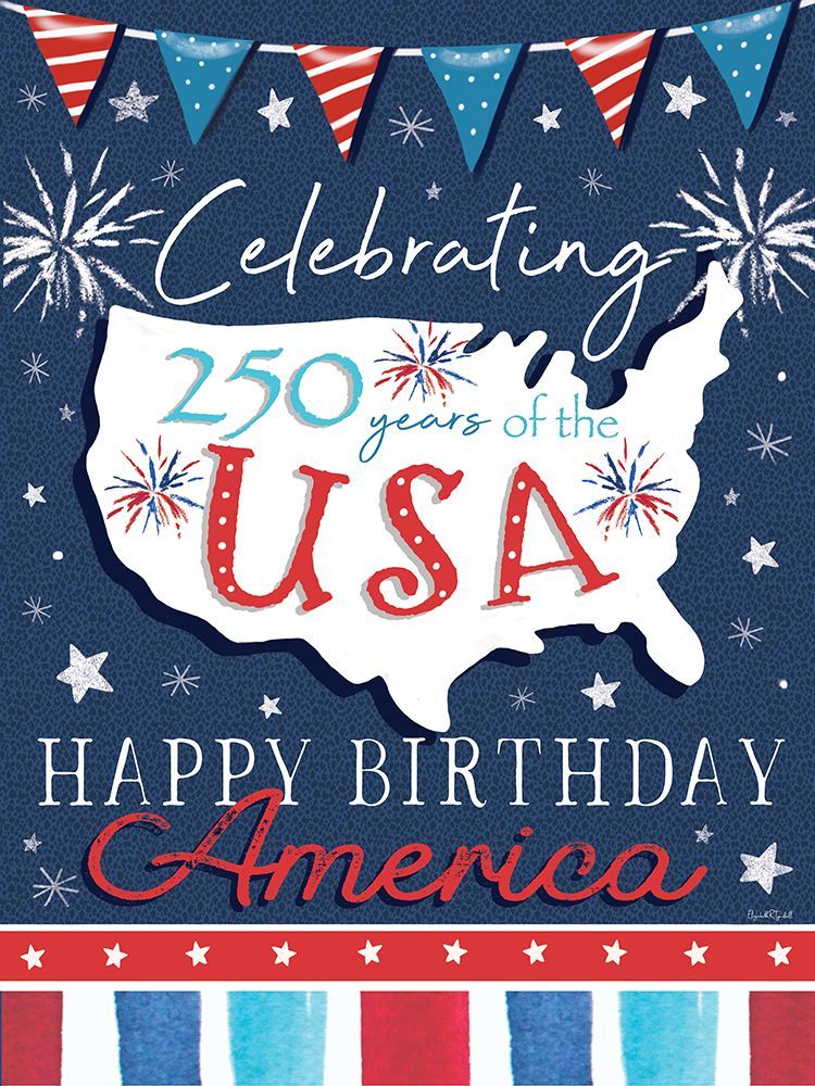 Celebrating 250 Years USA art print by Elizabeth Tyndall for $57.95 CAD