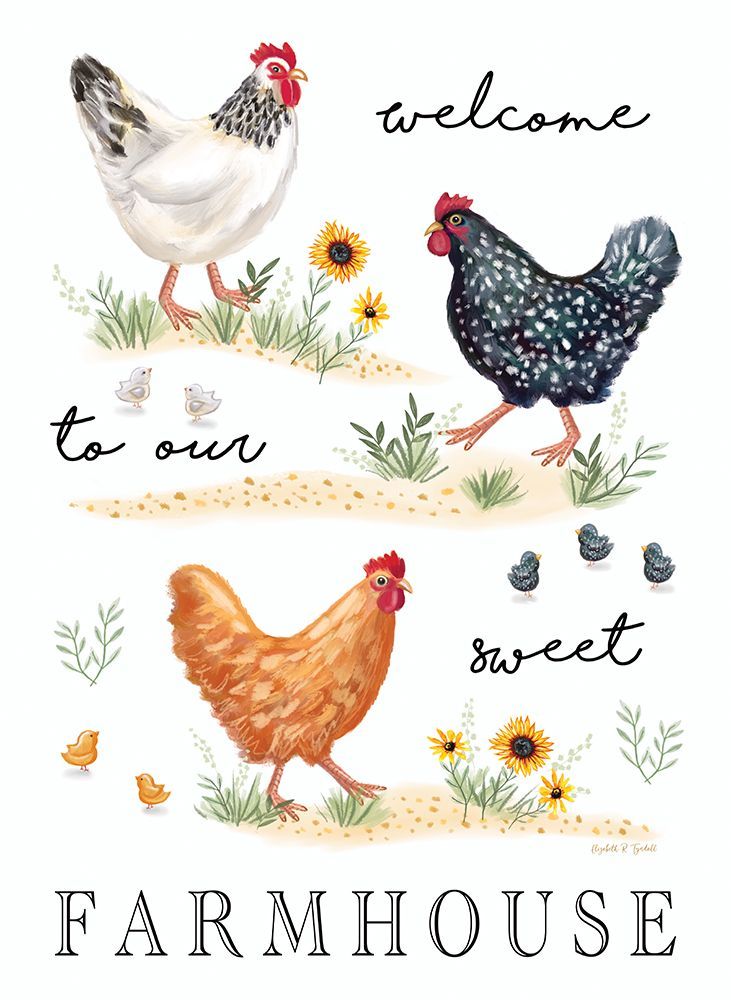 Welcome to our Farmhouse art print by Elizabeth Tyndall for $57.95 CAD