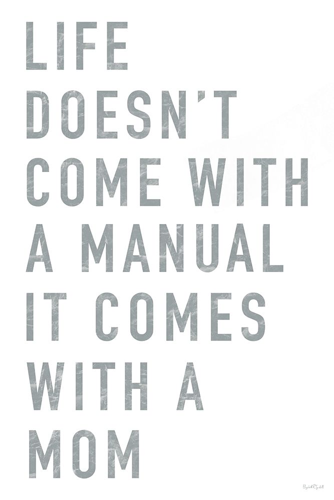 Life Doesnt Come with a Manual art print by Elizabeth Tyndall for $57.95 CAD