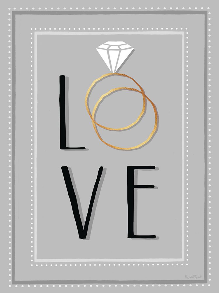 Wedding Love art print by Elizabeth Tyndall for $57.95 CAD