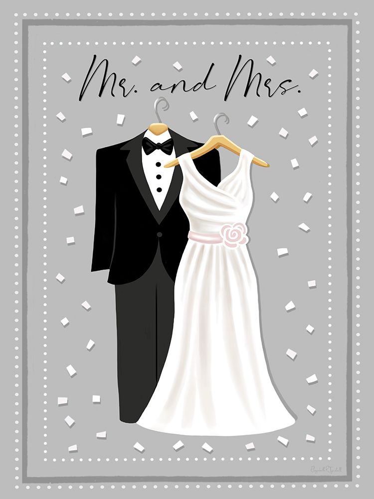 Mr. and Mrs. art print by Elizabeth Tyndall for $57.95 CAD