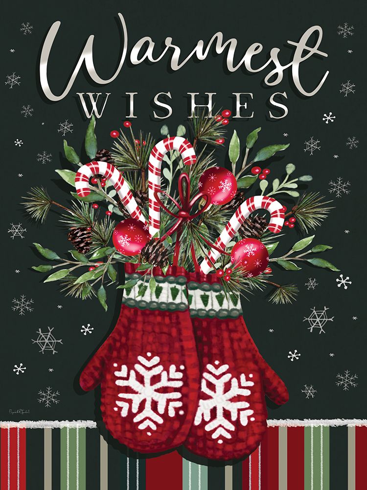 Warmest Wishes Mittens art print by Elizabeth Tyndall for $57.95 CAD