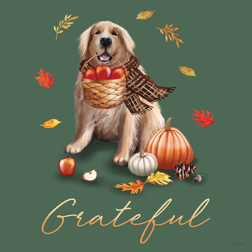 Fall Dogs Grateful art print by Elizabeth Tyndall for $57.95 CAD
