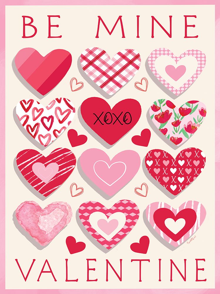 Be Mine Valentine art print by Elizabeth Tyndall for $57.95 CAD