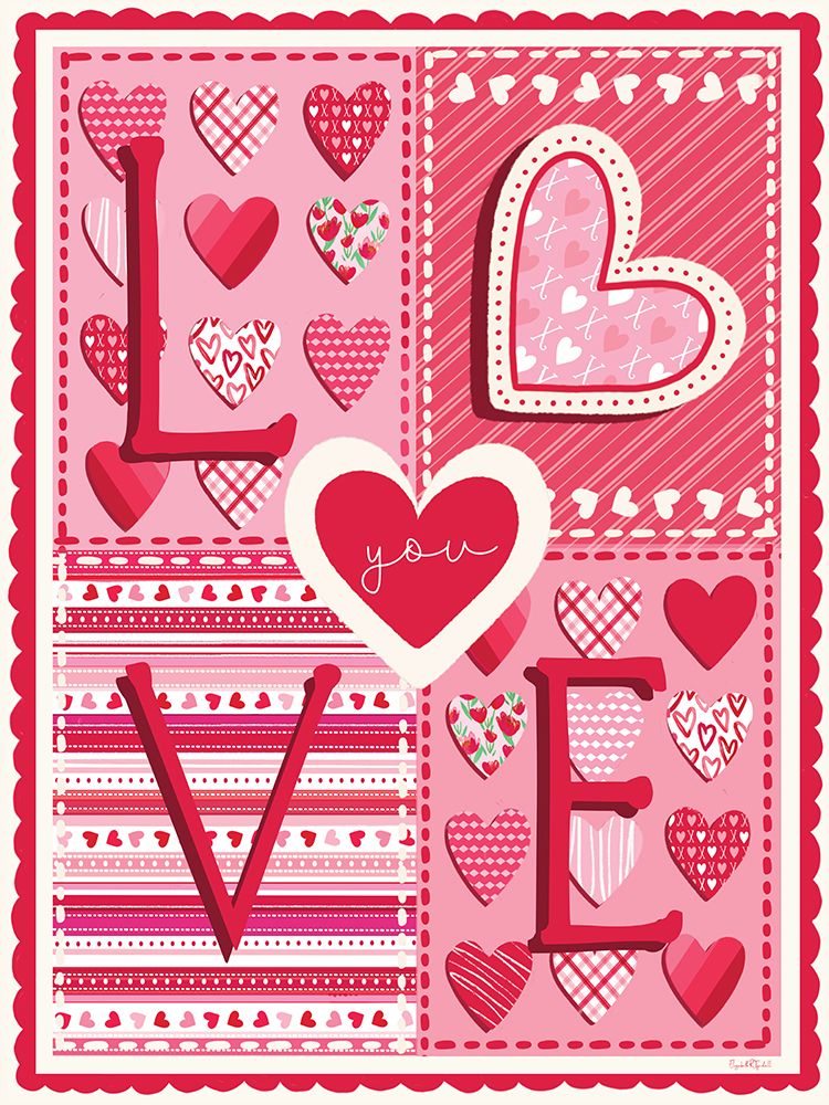 Love You art print by Elizabeth Tyndall for $57.95 CAD