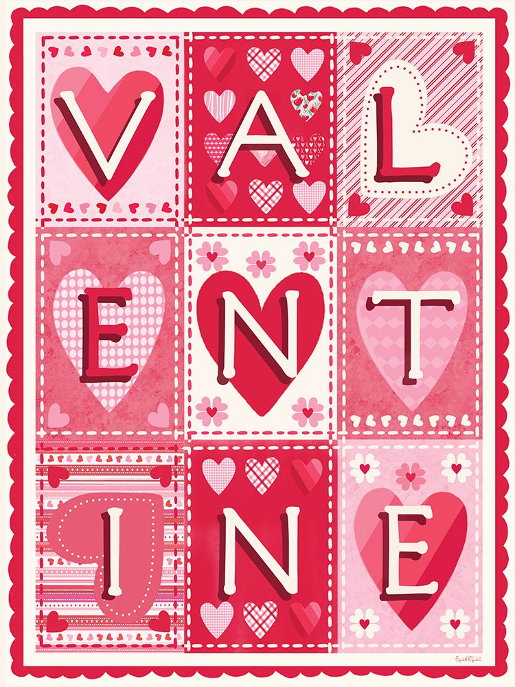Heart Valentine art print by Elizabeth Tyndall for $57.95 CAD