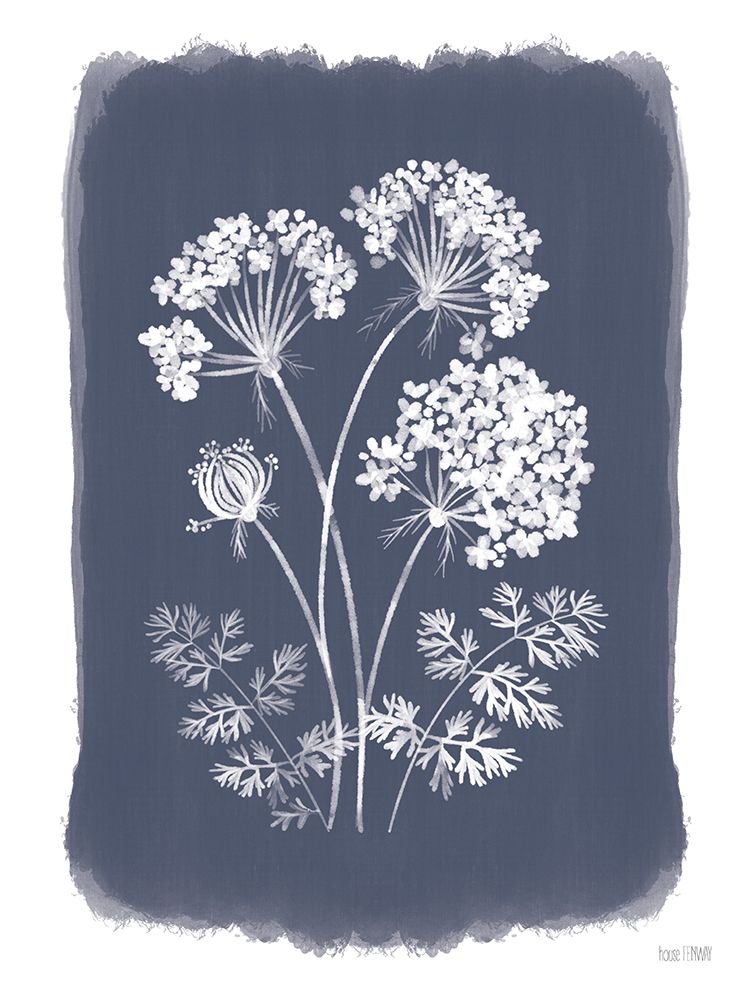 Navy Lace I art print by House Fenway for $57.95 CAD